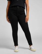 LEE SUPER HIGH SCARLETT DAMSKIE SPODNIE JEANSOWE JEANSY BLACK RINSE L32GSY47 112139922